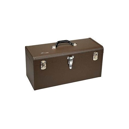 Kennedy Tool Box, Steel, Brown, 20 in W x 8-1/2 in D x 9-3/4 in H K20B